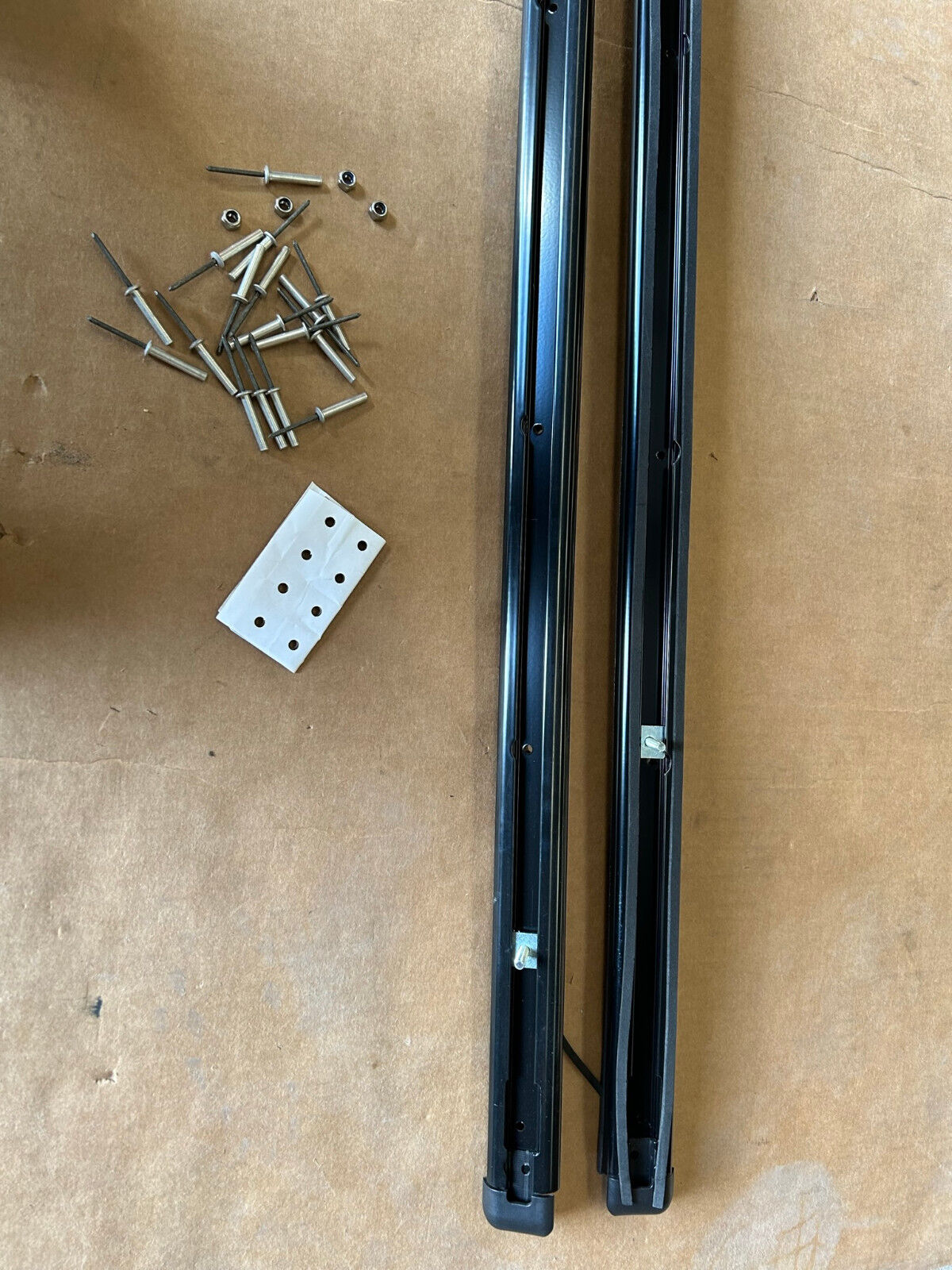2 x Tracks only FOR Roof Rack Backbone FITS Toyota Hilux dual cab 2015-2024