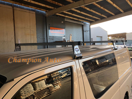 Heavy Duty Aluminium Roof Racks for Toyota Hiace LWB 1993-2019
