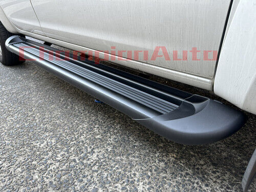 Double cab Black Side Steps For Mazda BT-50 BT50 Dual Cab  09/2020 -2024 (CBB)