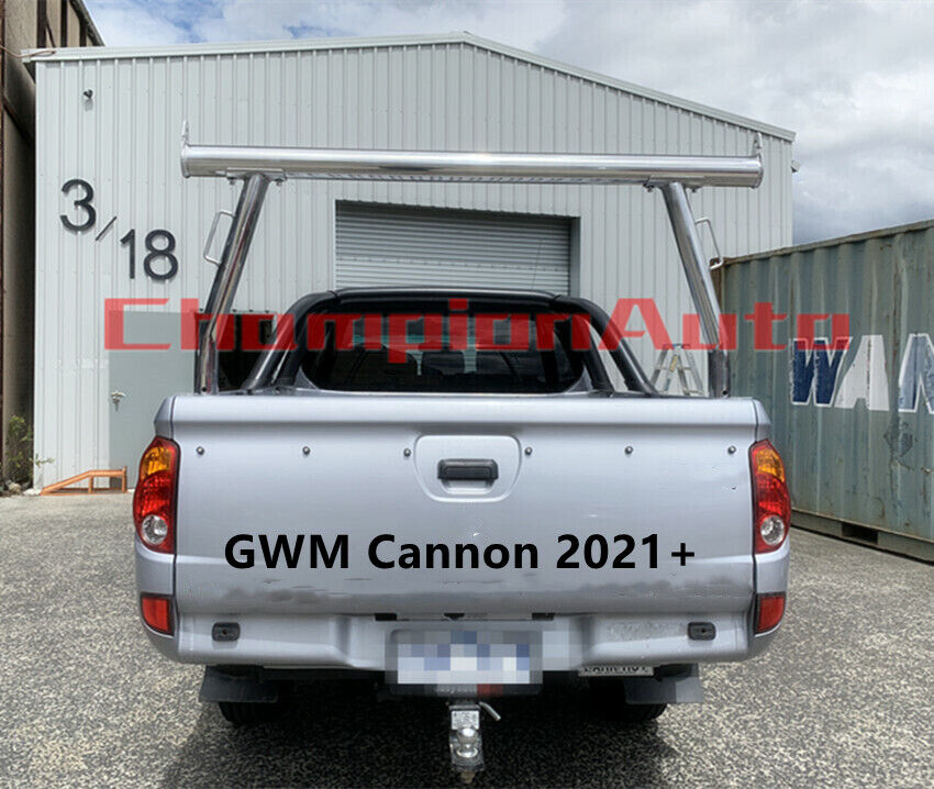Polished Alloy Silver Ladder Rack for GWM Cannon 2021+  TUB