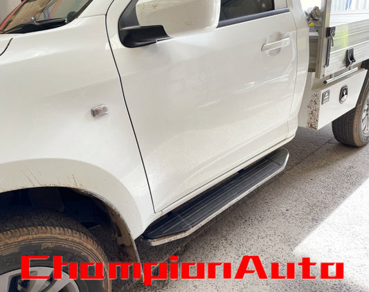 Single Cab Alloy Side Steps For Mazda BT-50 BT50 Single Cab 09/2020-2024 (CMP88)