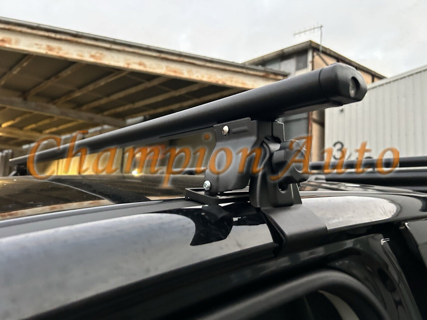 Double of Roof Rack Black Cross Bars 142cm Mistubishi Triton MQ 2015-2019