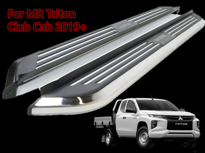 Club Cab Alloy Side Steps FOR Mitsubishi Triton MR Club Cab 2019 - 2024 (CMP94)