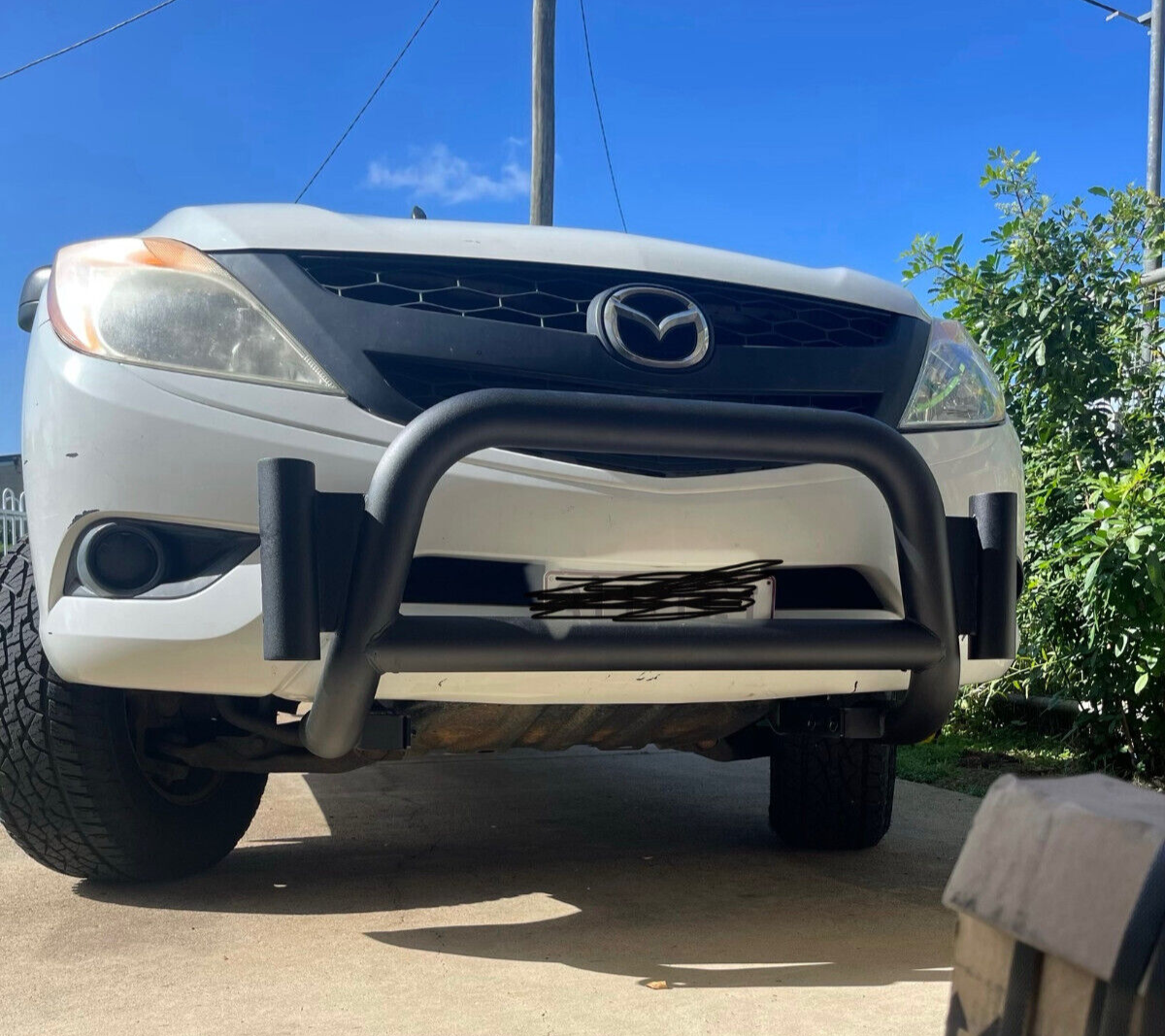 Nudge Bar For Mazda BT50  2012-08/2020 with Front Ladder Rack H Rack H-Frame