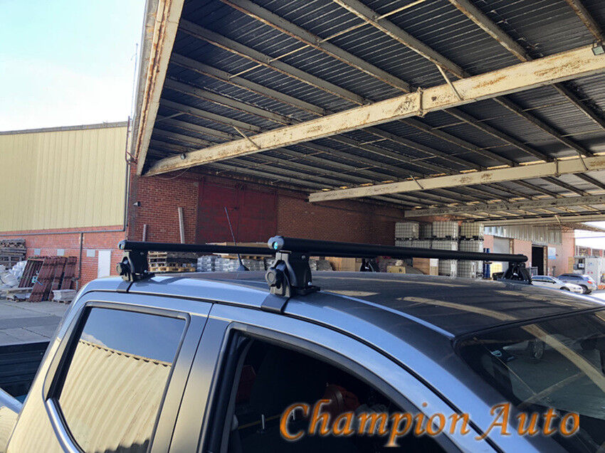 Alloy Roof Rack Cross Bar for Nissan Navara D23 NP300 2015-2024 142cm Black