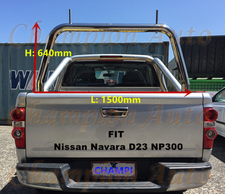 3'' Stainless steel Ladder Rack Nissan Navara D23 NP300 Tub 2015 -2021 ...