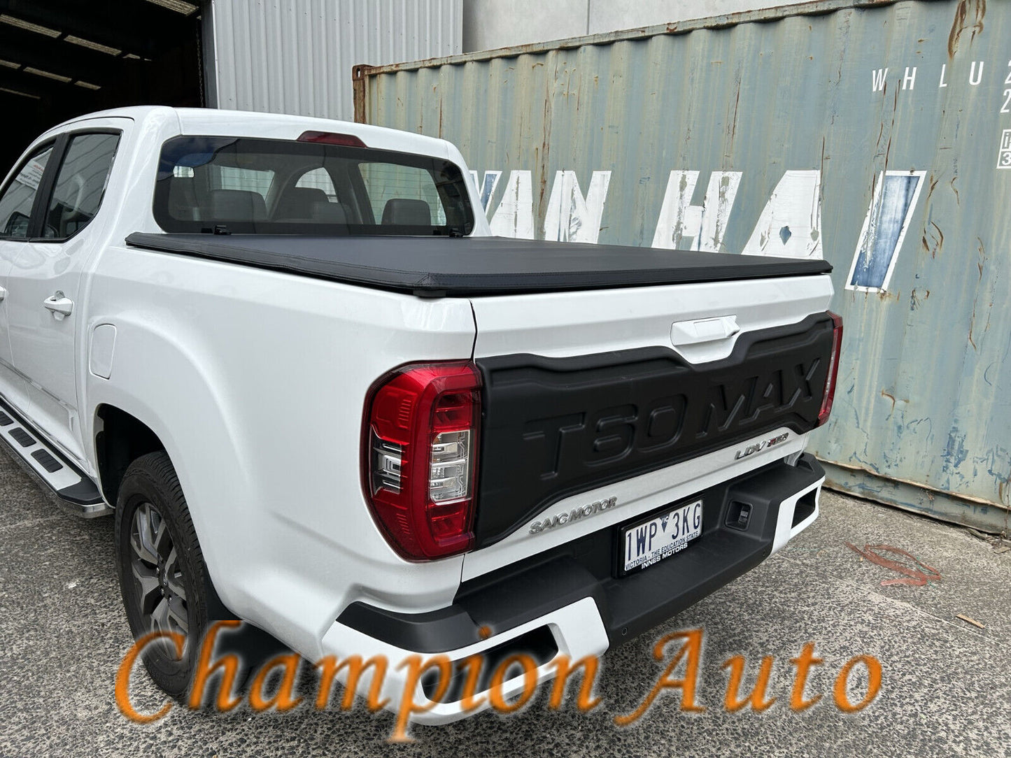 To Fit LDV T60 Dual Cab 2015-2024 Tri Fold Soft Tonneau Cover Non Drill