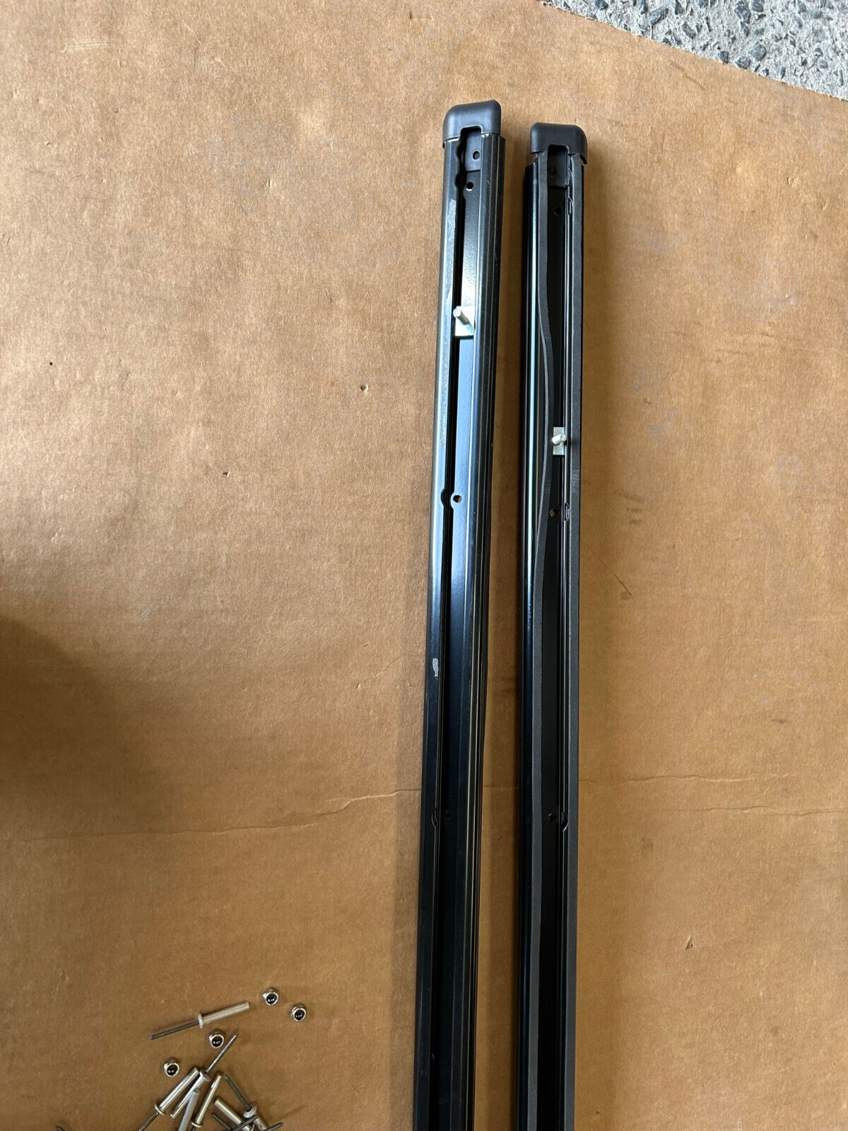 2 x Tracks only FOR Roof Rack Backbone FITS Toyota Hilux dual cab 2015-2024