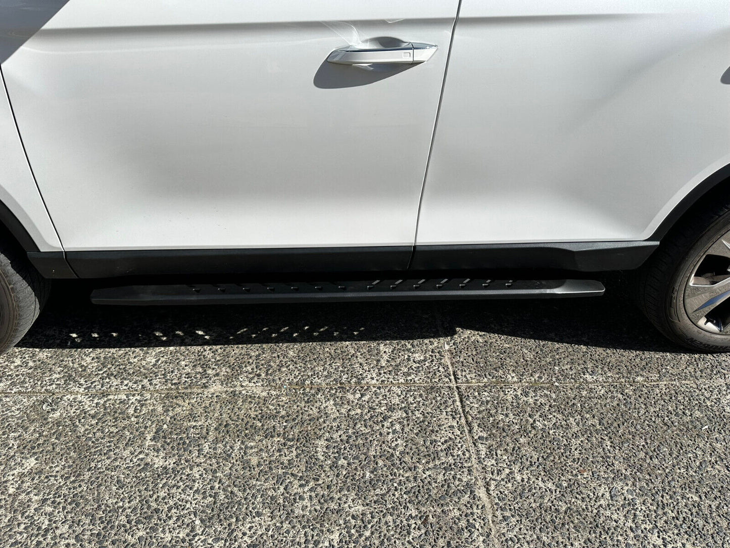 Steel Side Steps Running Boards for SsangYong Rexton 2019-2024 All Models(SHARK)
