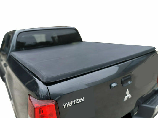 Tri-Fold Soft Tonneau Cover for Mitsubishi Triton MQ MR 2015-2022 Dual Cab