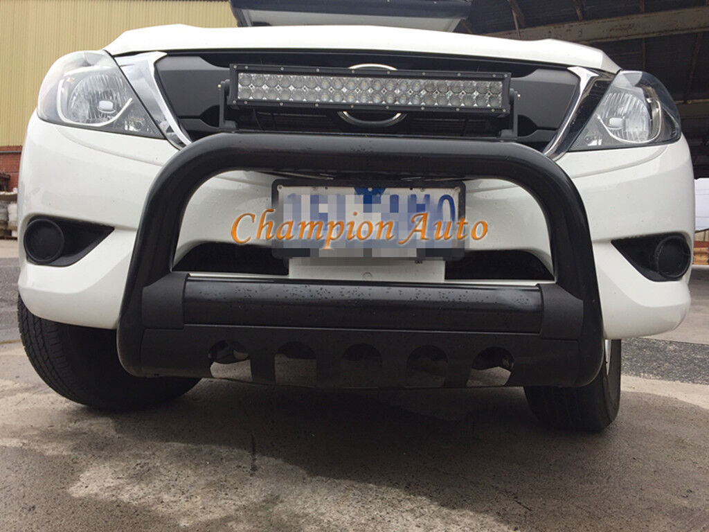 Ford Everest Ambiente Only Nudge Bar 2012-2018 3'' Black Powder Coated Steel