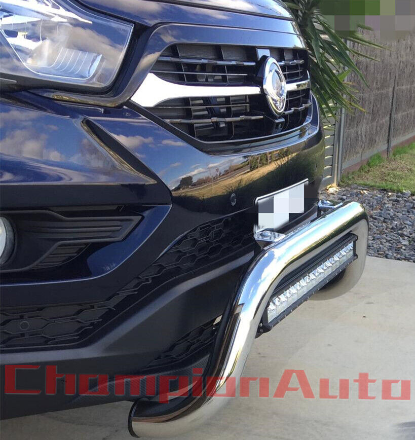 Nudge Bar Stainless Steel fit SSANGYONG MUSSO (front sensor compatible)2018-2020
