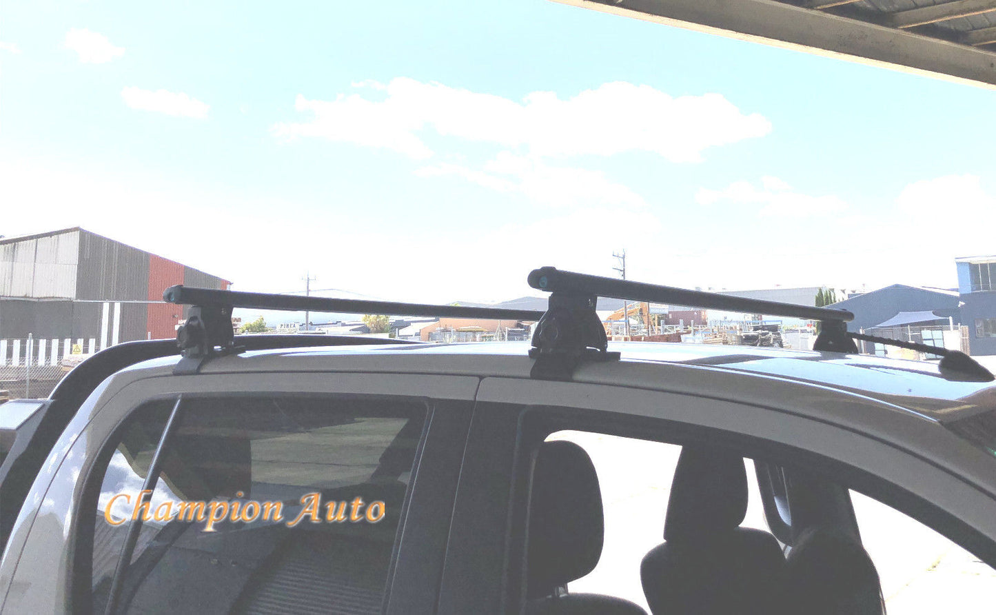 Black Roof Racks Aluminum Two Cross Bars 142cm fit Toyota Hilux 2005-2024