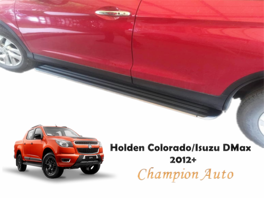 Dual Cab/Crew Cab Side Steps Holden Colorado RG/ Isuzu DMAX 2012-08/2020 (S5)