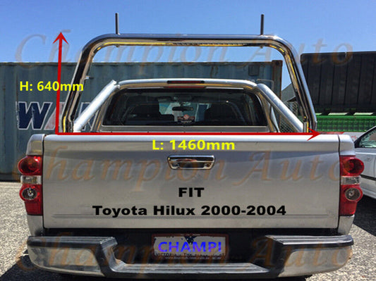 3'' Stainless steel Ladder Rack fit Toyota Hilux 2000-2004 TUB