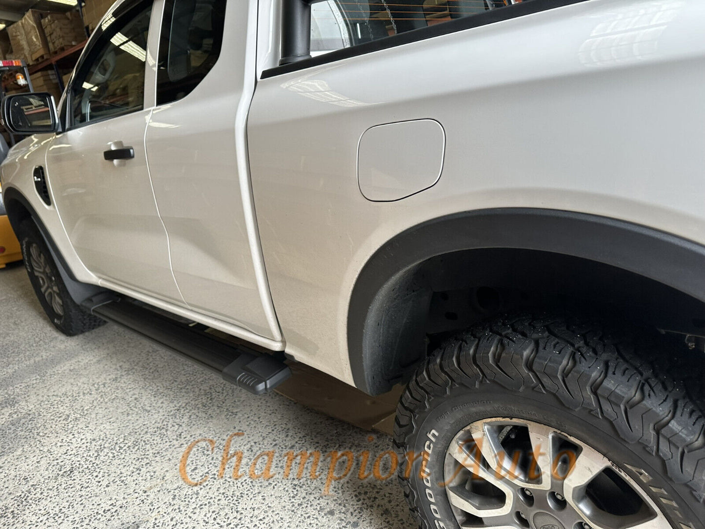 Black ALLOY Side Steps For Mazda BT50 BT-50 FreeStyle Cab 09/2020-2024 (HD24)