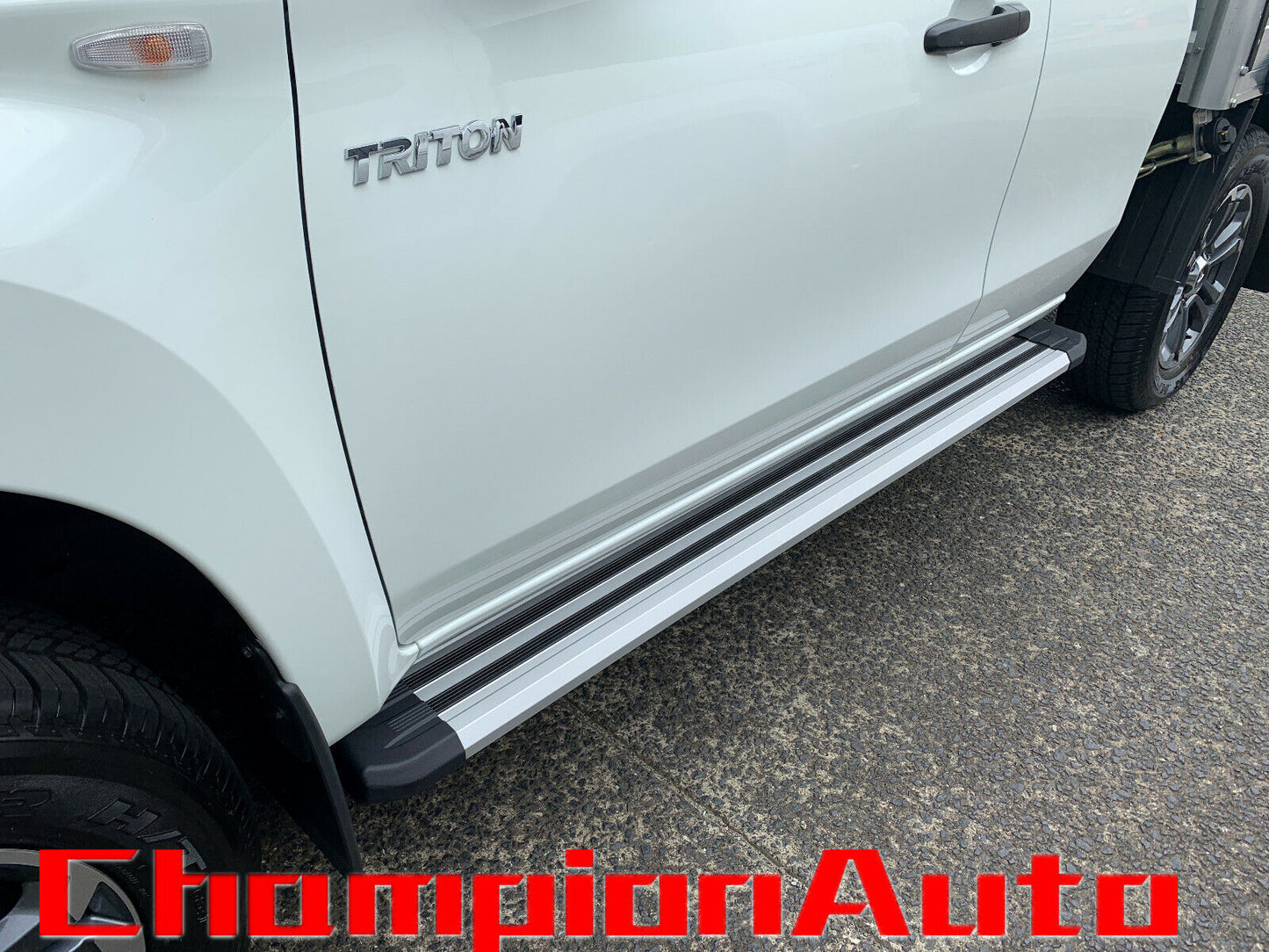 Club Cab Alloy Side Steps FOR Mitsubishi Triton MR Club Cab 2019-2023 (S6)