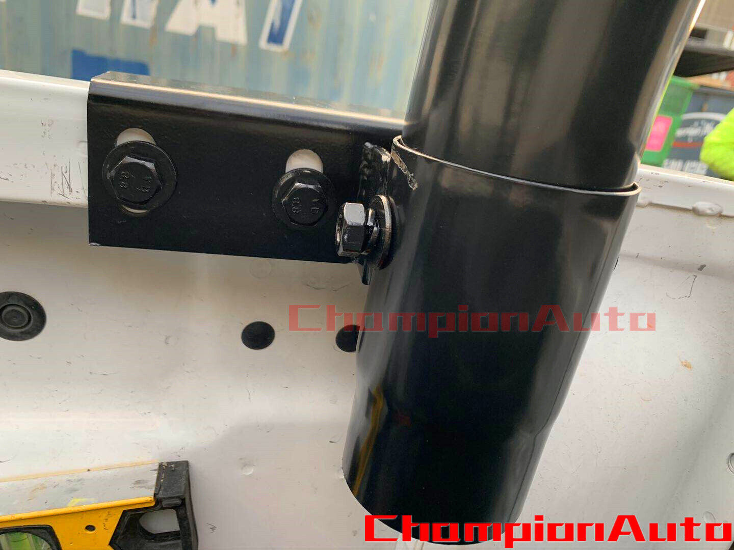 2 X 3" Black Powder Coated ladder racks for Mazda BT50 Dual Cab 2012-2020