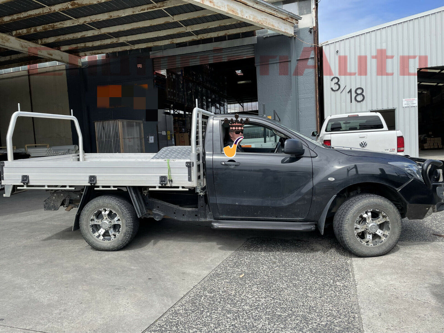 Single Cab Side steps For Mazda BT50 BT-50 Isuzu D Max D-Max 08/2020-2024 (XRB)