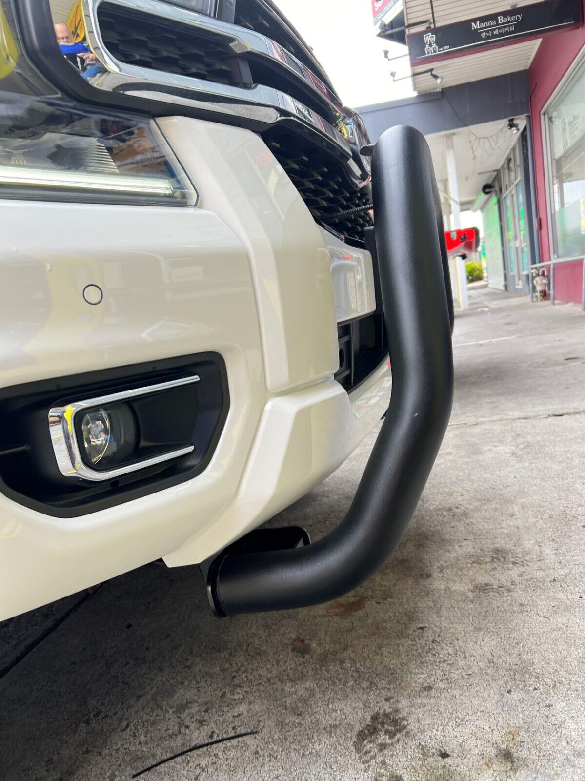 Black Steel Nudge Bar for MITSUBISHI TRITON MV  Sensor Compatible 2024+