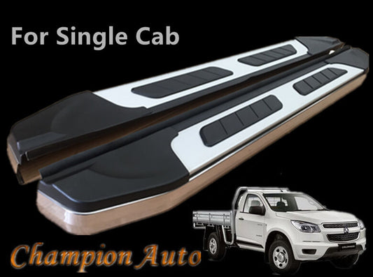 Single Cab Side Steps to fit Holden RG Colorado Isuzu Dmax 2012-08/2020 (CMP15)