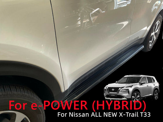Black Side Steps for Nissan X-Trail Xtrail T33 e-Power 08/2022-2024 (XRB)