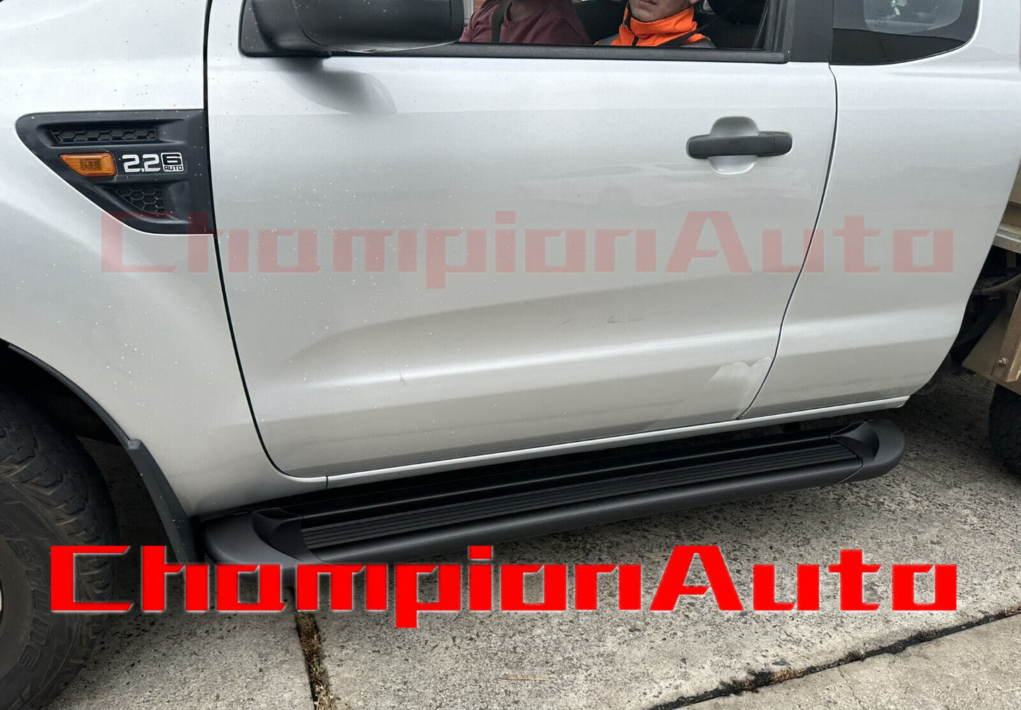 Black ALLOY Side Steps For Isuzu Dmax D-max Space Cab 09/2020-2024 (CBB )
