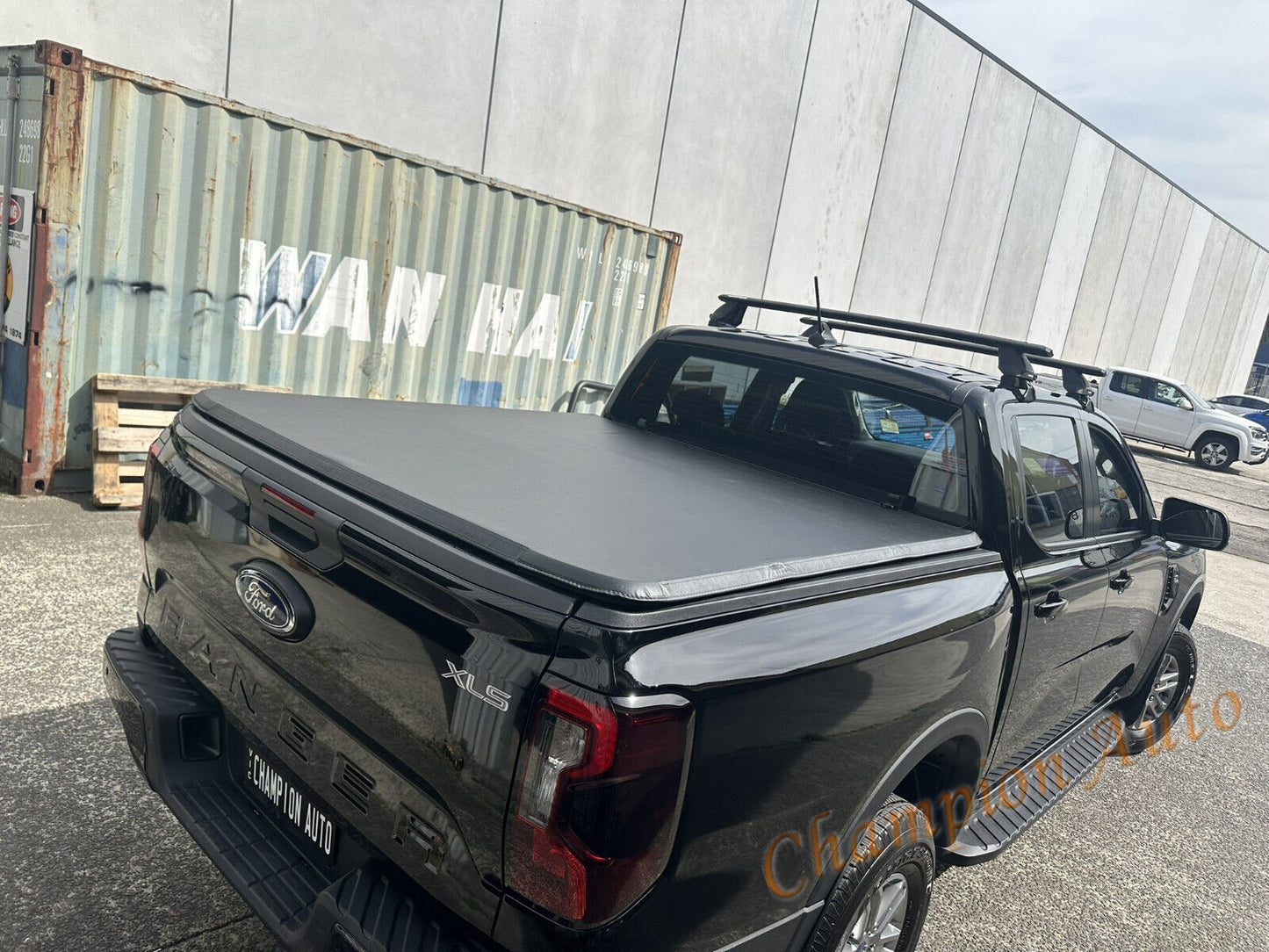 Tri Fold Soft Tonneau Cover Fit Ford Ranger Raptor Dual Cab Bare Tub 2022-2024