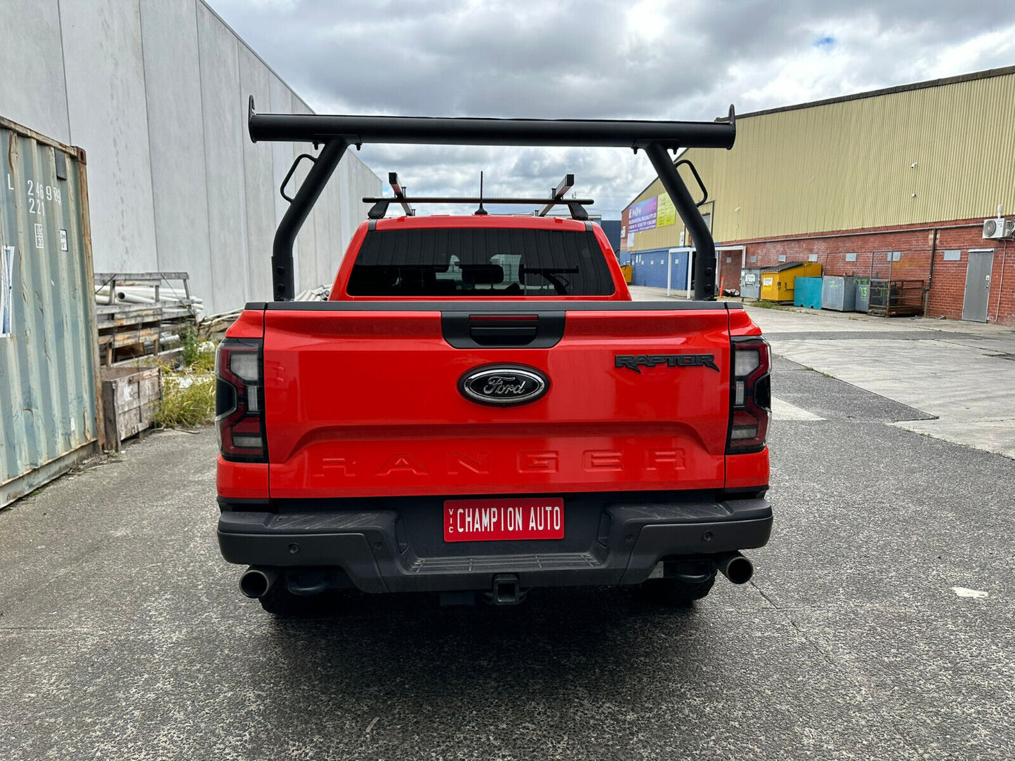 Ladder Rack FOR the Next Gen Ford Ranger Raptor Roller Cover Tracks 2022 -2024
