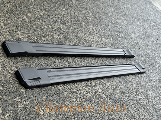 Black Alloy Side Steps For Holden Colorado Double Crew Cab 2012-2020 (HD24)