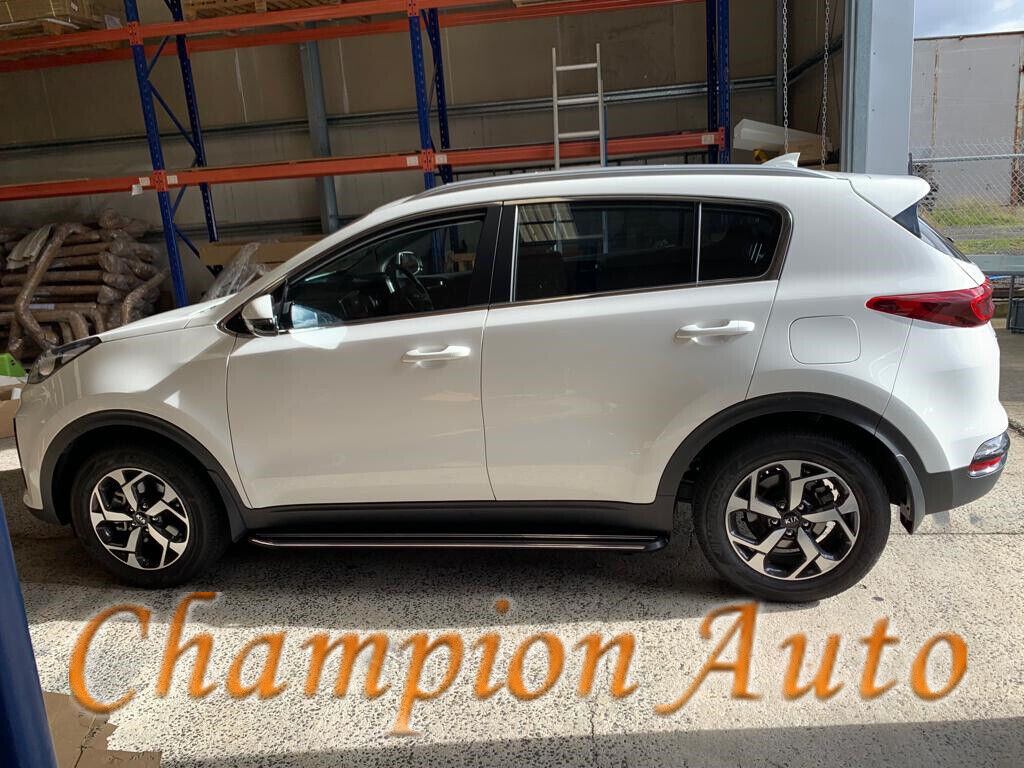 Kia Sportage Black Side Steps Running Boards 2016-08/2021 (XR)