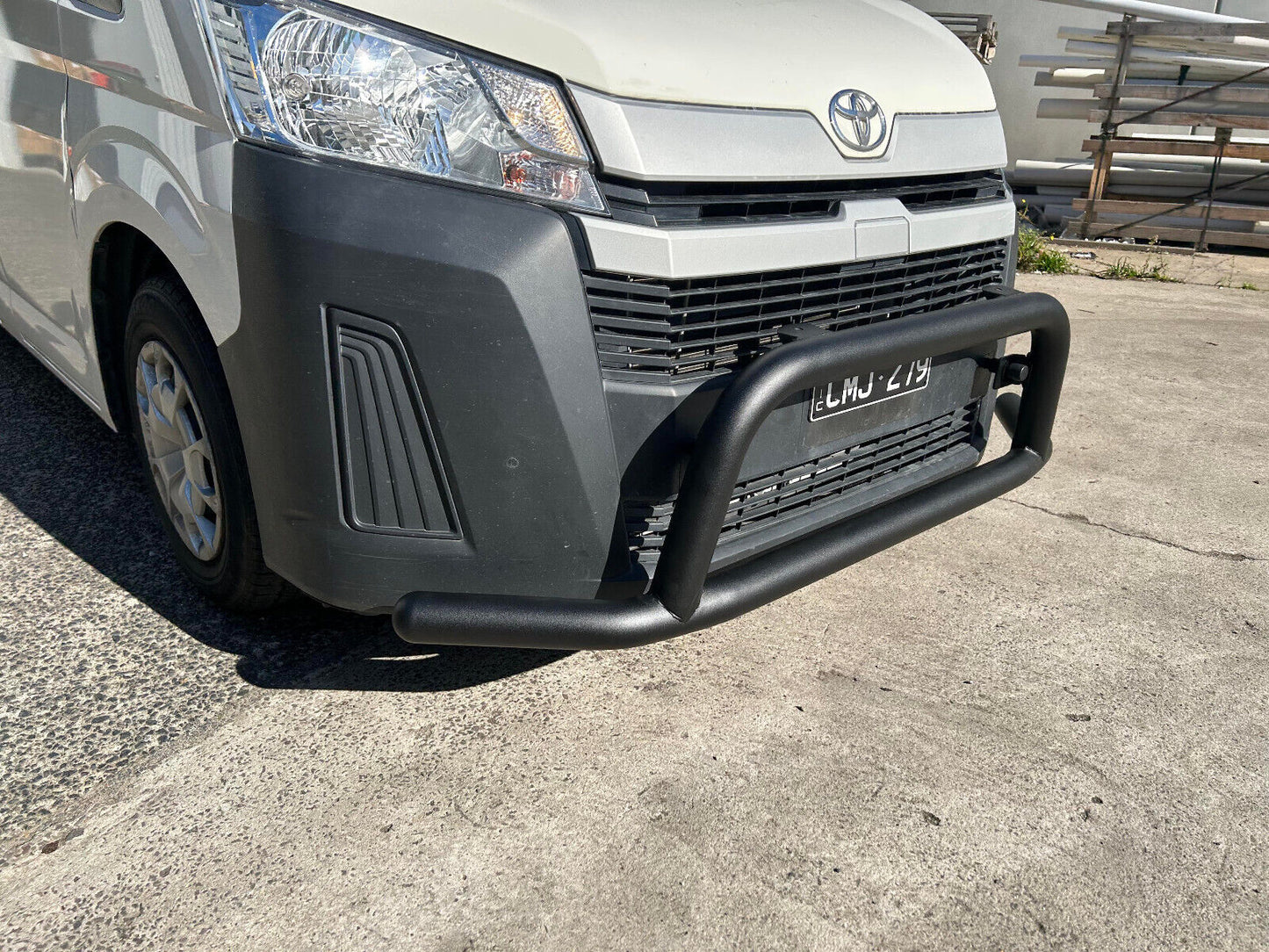 WIDE Nudge Bar AND Rear Bar Rear Step for Toyota Hiace LWB SLWB 05/2019 -2024