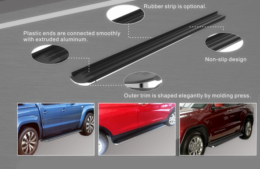 Alloy Side Steps For Isuzu D-MAX DMAX (LS-M SX) Crew/Dual Cab 09/2020-2024(S5)
