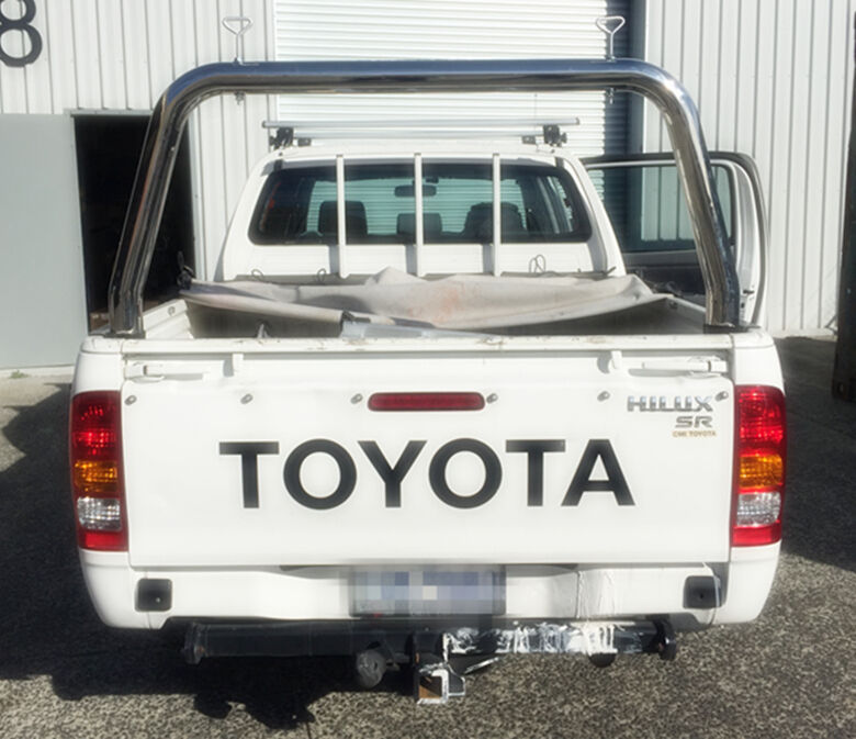 Ladder Rack with extension bar fit Toyota Hilux SR5 A-deck only 2015-2024 TUB