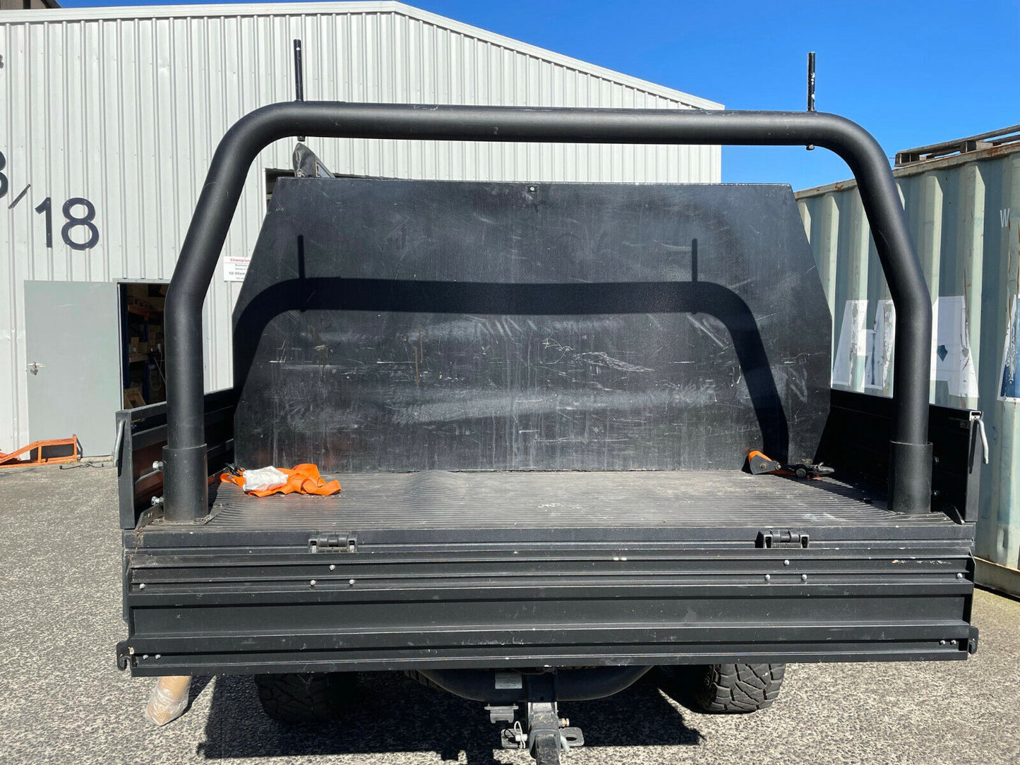 Black Powder Coated Steel Ladder Rack universal FOR trays W:1780mm x H:930mm