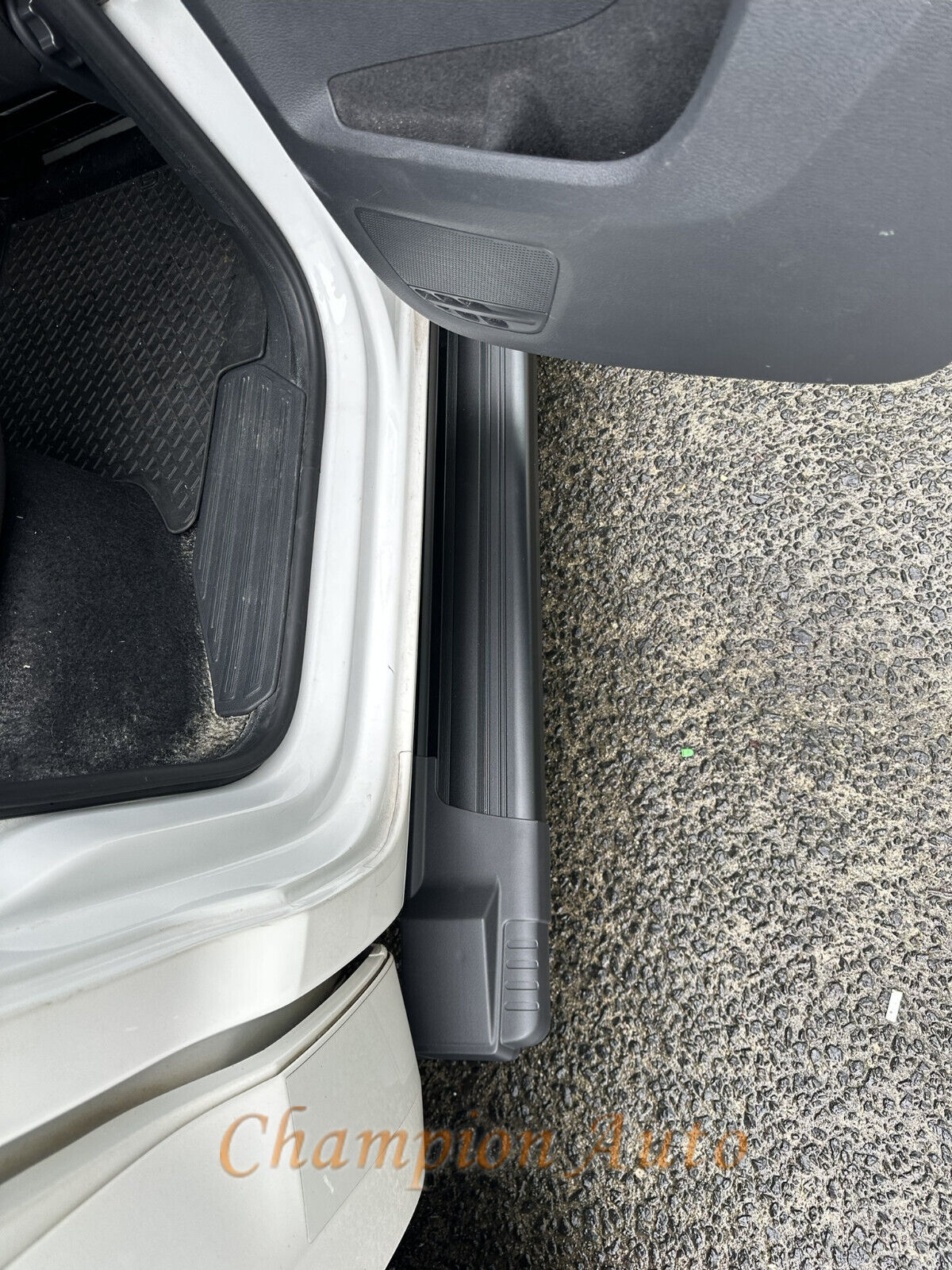 Black Alloy Side Steps For Mazda BT50 BT-50 Double Cab 2012-2021 (HD24)
