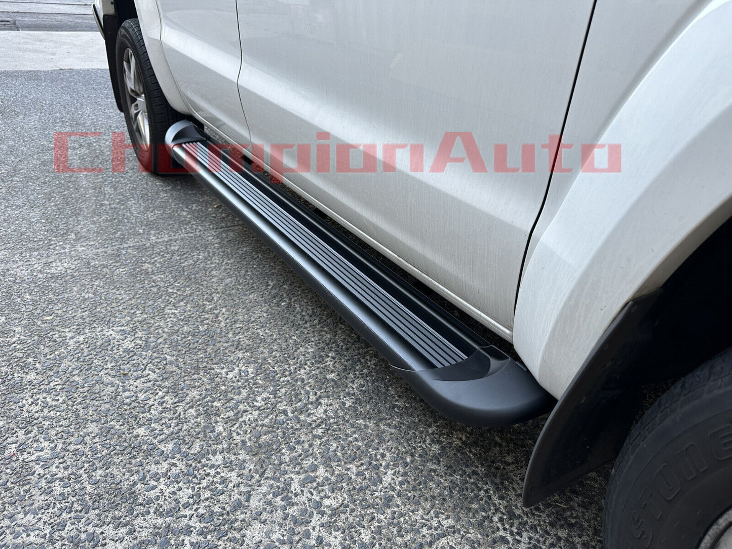 Double cab Black Side Steps For Mazda BT-50 BT50 Dual Cab  09/2020 -2024 (CBB)