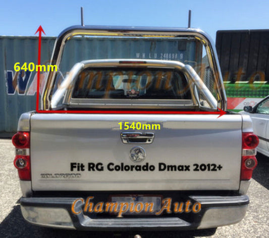 Holden RG Colorado D-Max DMAX 2012-2020 TUB 3'' Stainless steel Ladder Rack