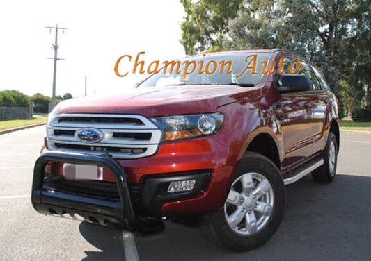 Ford Everest Ambiente Only Nudge Bar 2012-2018 3'' Black Powder Coated Steel