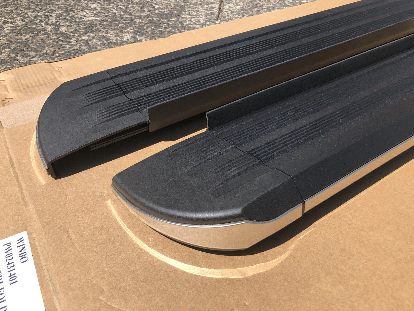 Pair of Alloy side steps For All-New Mitsubishi MV Triton Dual Cab 2024+ (S5)