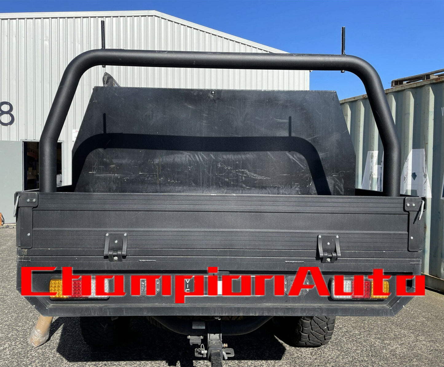Black Powder Coated Steel Ladder Rack universal FOR trays W:1780mm x H:930mm