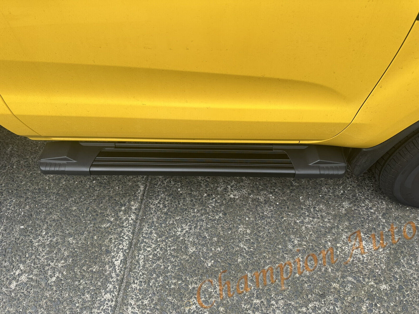 Black Alloy Side Steps for Mazda BT50 BT-50 SINGLE Cab 2012-08/2022 (HD24)