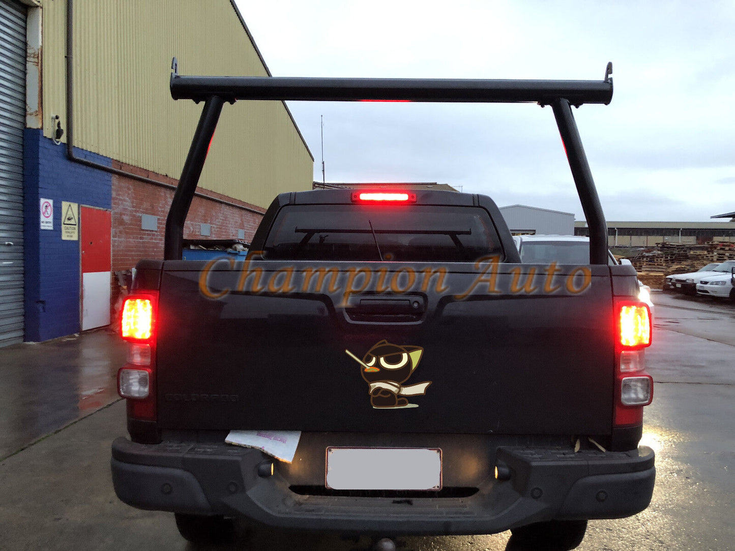 3'' Aluminium Ladder Rack fit Ford Ranger 08-11,Mazda BT50 2008-2011 TUB BLACK