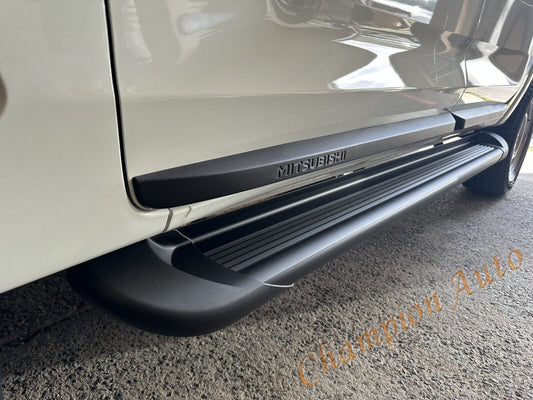 A Pair of Alloy side steps For All-New Mitsubishi MV Triton Dual Cab 2024+ (CBB)