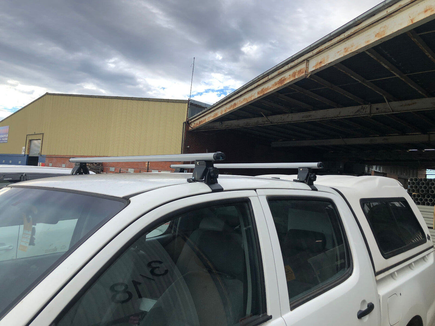 Silver Roof Racks Aluminum Two Cross Bars 52'' fit Toyota Hilux 2005-2015