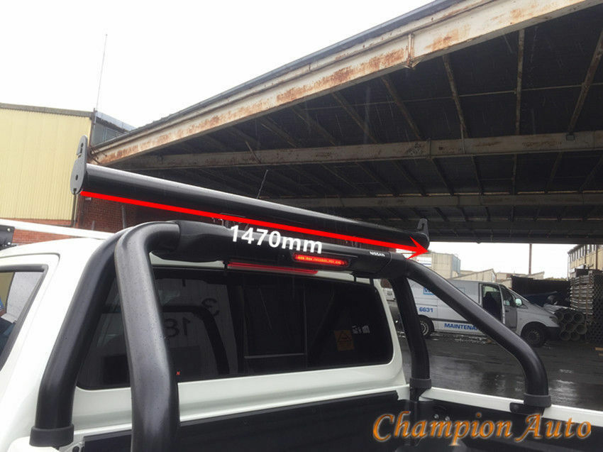 Black Alloy Ladder Rack with extension bar for Great Wall Steed 2016-2020 TUB