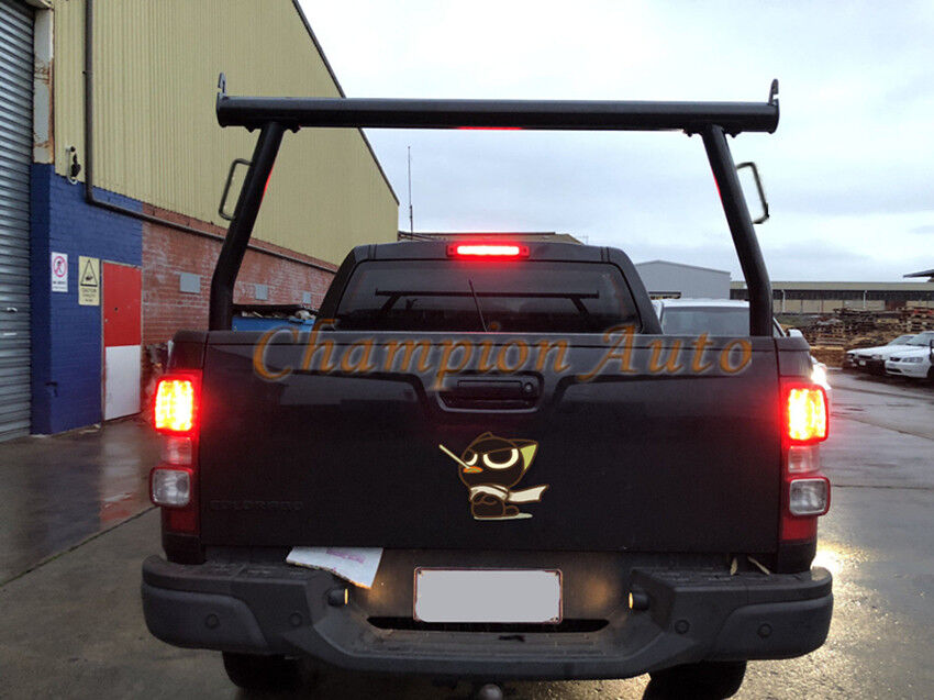 Black Alloy Ladder Rack with extension bar for Isuzu DMAX D-Max 2006-2020 TUB