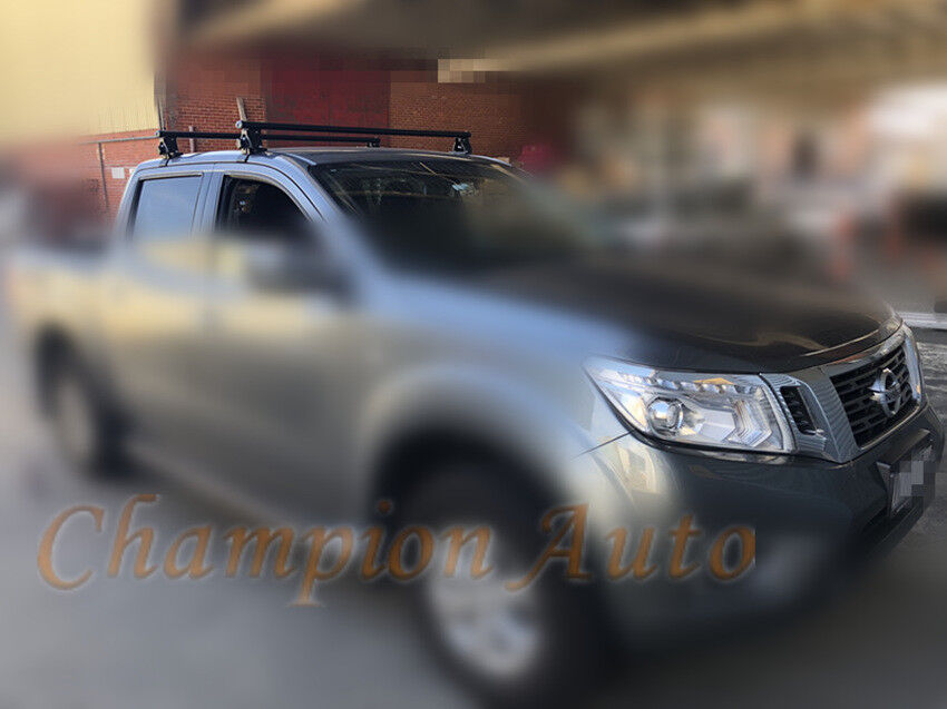 Alloy Roof Rack Cross Bar for Nissan Navara D23 NP300 2015-2024 142cm Black