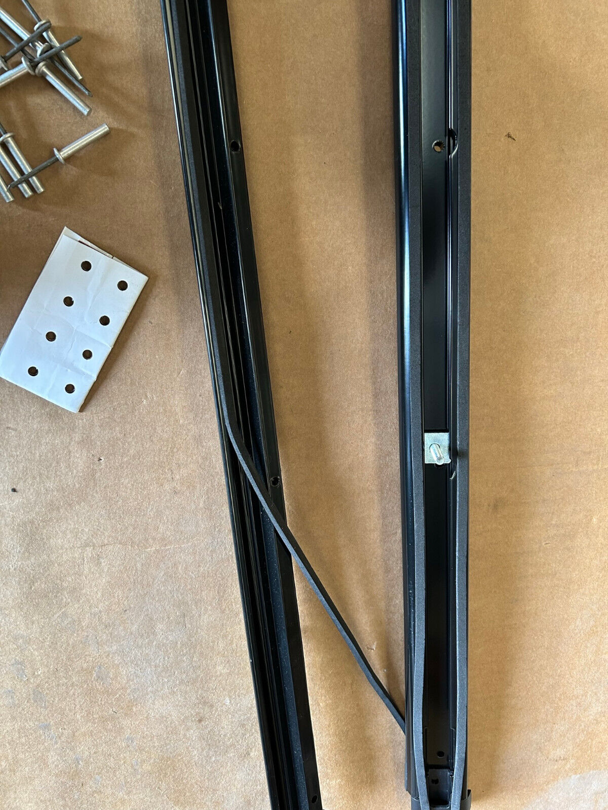 2 x Tracks only FOR Roof Rack Backbone FITS Toyota Hilux dual cab 2015-2024
