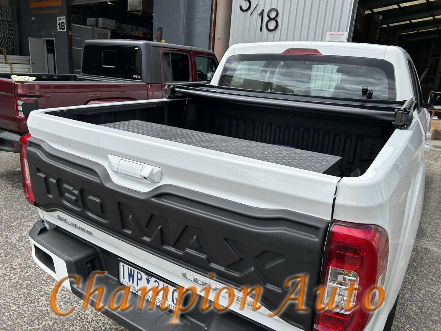 To Fit LDV T60 Dual Cab 2015-2024 Tri Fold Soft Tonneau Cover Non Drill